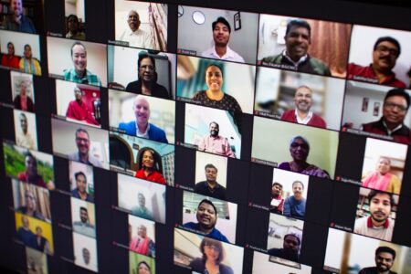 ​Participants at the two-part virtual education series