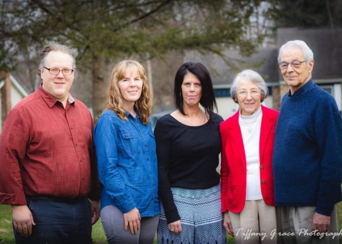 ​The late Wilbert Ray Shenk (far right)