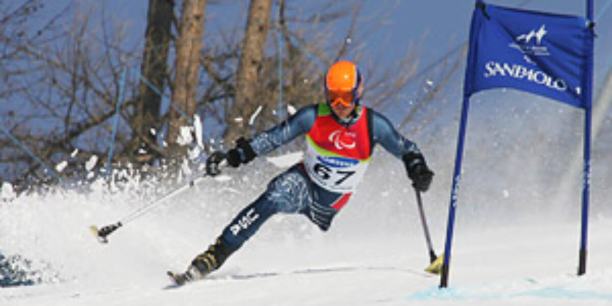 Josh Sundquist competing in the Paralympics
