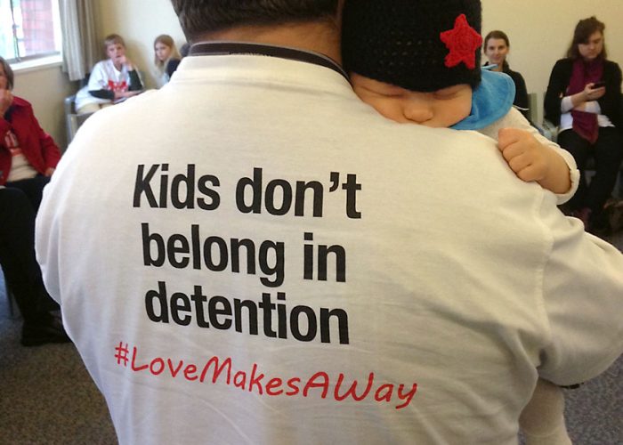 Scene from Mark and Mary Hurst's ministry with the "Love Makes A Way" movement in Australia. Photo provided.