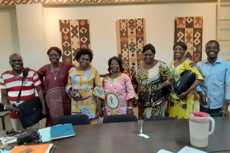 ​The executive committee of the Congolese Mennonite Literacy Program: Joseph Nkongolo