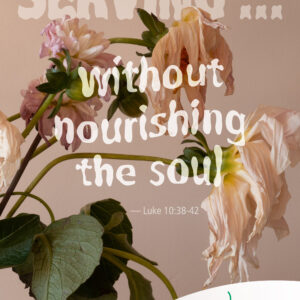 Need to nourish the soul