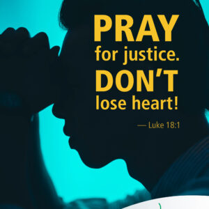 Don't lose heart