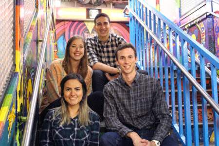 ​The Chicago MVS unit. Back row: Carly Kraybill