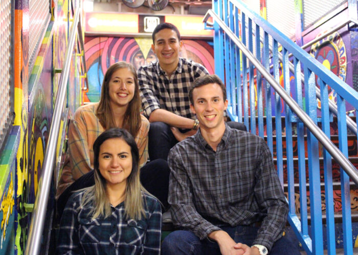 ​The Chicago MVS unit. Back row: Carly Kraybill