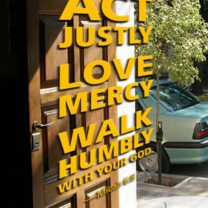 Act justly