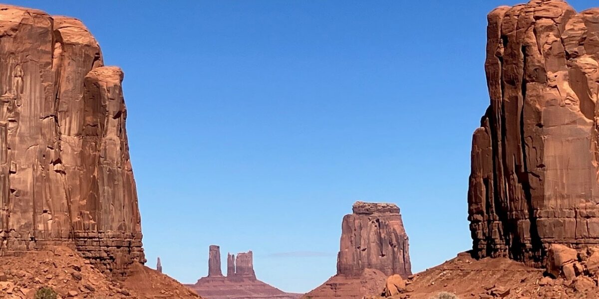 The pilgrimage included a tour of Monument Valley, on the ancestral land of the Navajo Nation. Photo by Myrna Krehbiel.