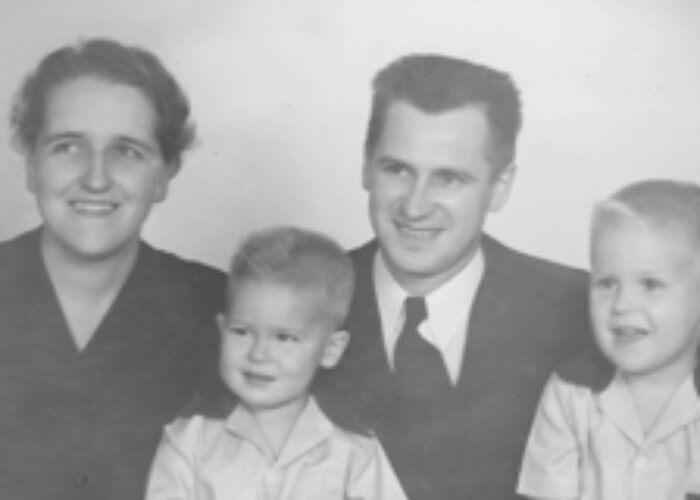 Nancy Conrad and her family