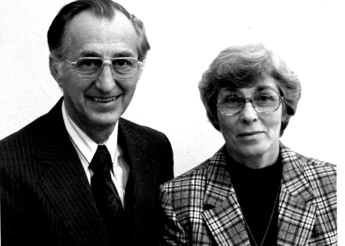 ​C. Norman and Ruth Kraus in 1984. Photo provided.