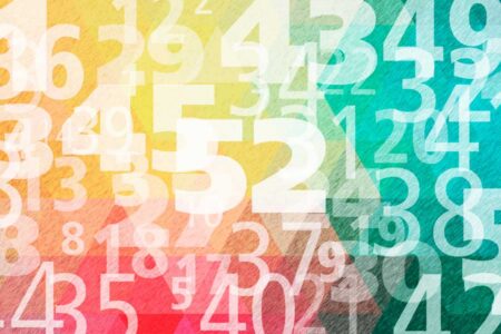 number background graphic