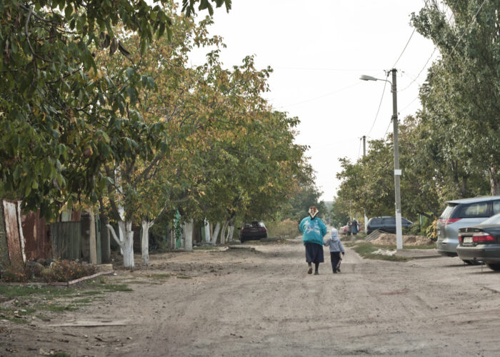 Quiet street in Odessa