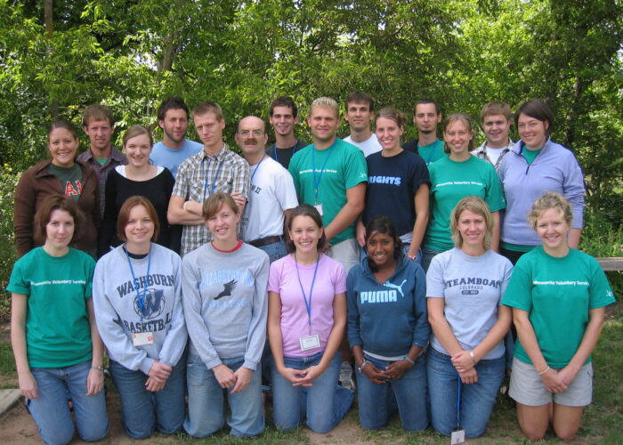 ​The 2006 Mennonite Voluntary Service particiants at their service year orientation.  