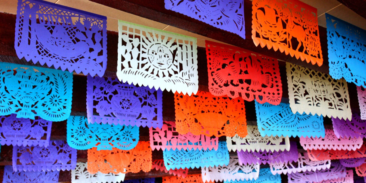 ​Papel picado is one of the most used decorations in the Mexican culture. While it has become a modern trend at weddings and birthday parties
