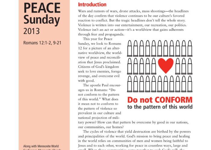 PeaceSunday2013_cover