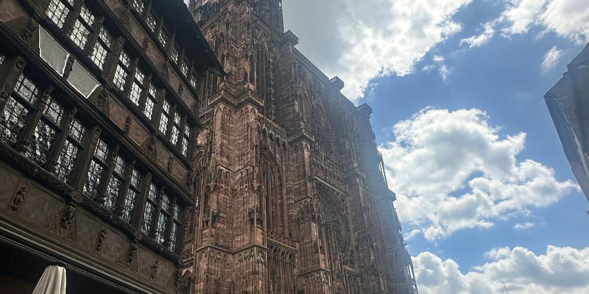 Cathédrale Notre Dame de Strasbourg in Strasbourg, France.