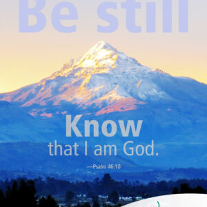 Be still