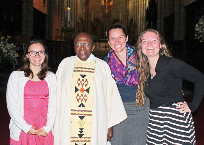 Radical Journey team with Desmond Tutu
