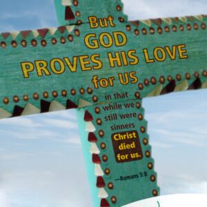 God proves his love for us