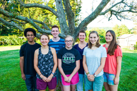​The Johnstown Service Adventure unit—Back row: Evan Finger