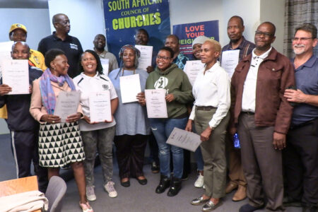 Front: Rev. Shiela Hlobelo