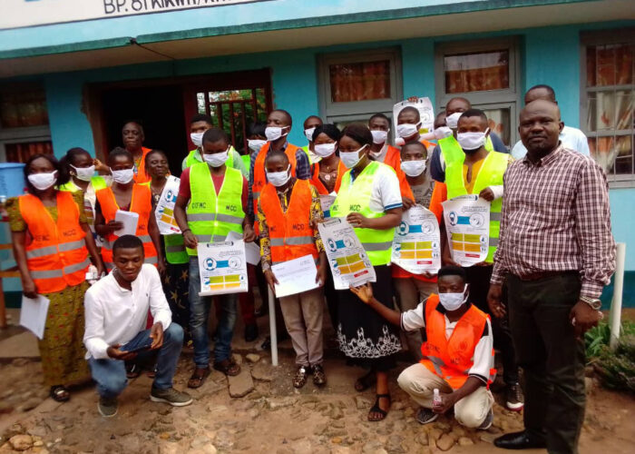 ​ Pictured at the far right is the national church president