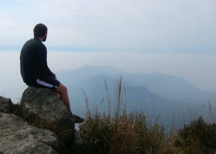 ​2011 Radical Journey participant Paul Dyck looking out over the landscape in China. Photo provided.