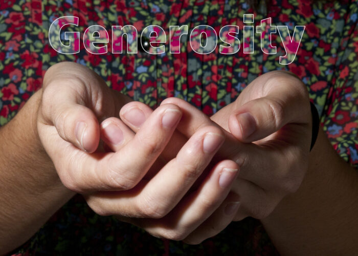 hands; giving; receiving; detail