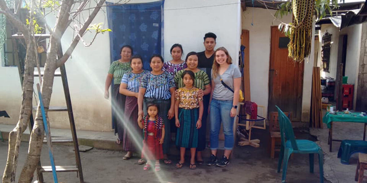 ​Sophie Miller enjoyed living with a Tz'utujil Maya indigenous host family in Cantón Panabaj