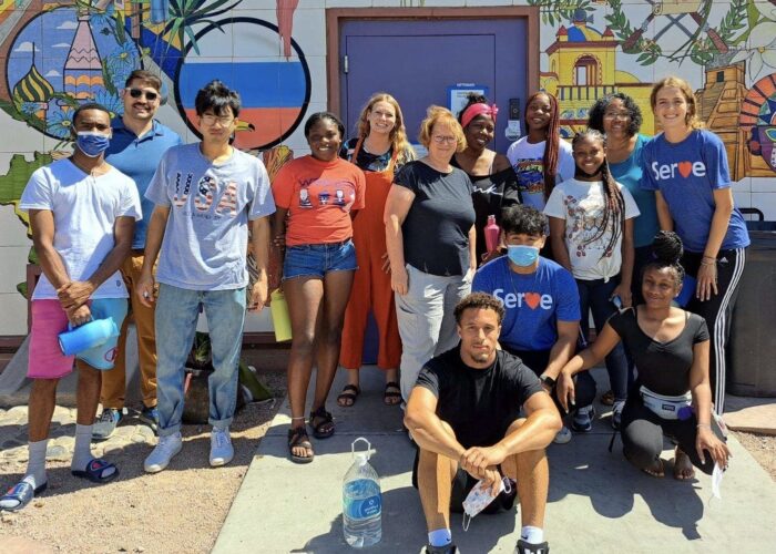 ​Young adult participants and adult leaders of the 2022 Youth Venture/MCC Borderlands learning tour. Photo provided.