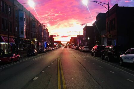 A sunset as seen from Joel Klassen's (MVSer