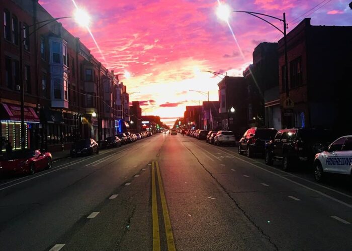 A sunset as seen from Joel Klassen's (MVSer