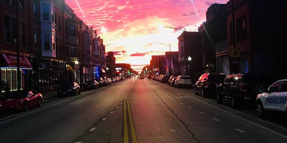 A sunset as seen from Joel Klassen's (MVSer